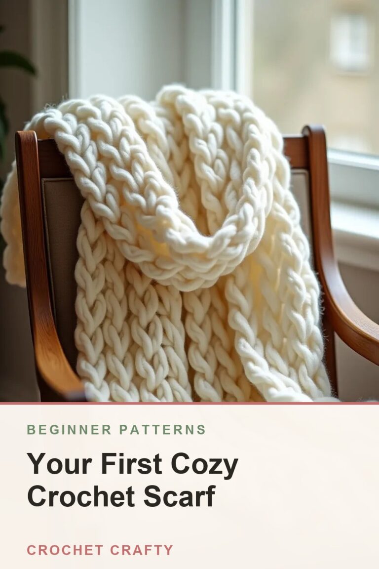 An Easy Crochet Scarf for Beginners
